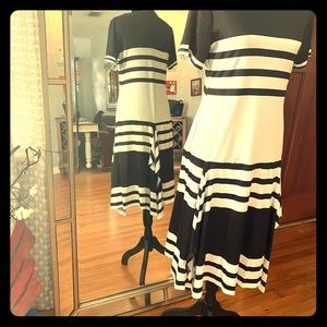 Black and white dress